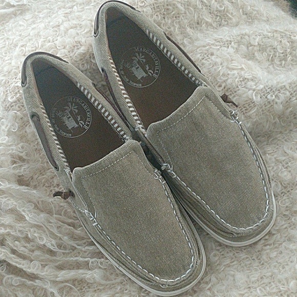 margaritaville men's dock slip on boat shoe